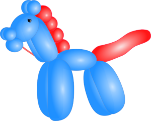 balloon horse-